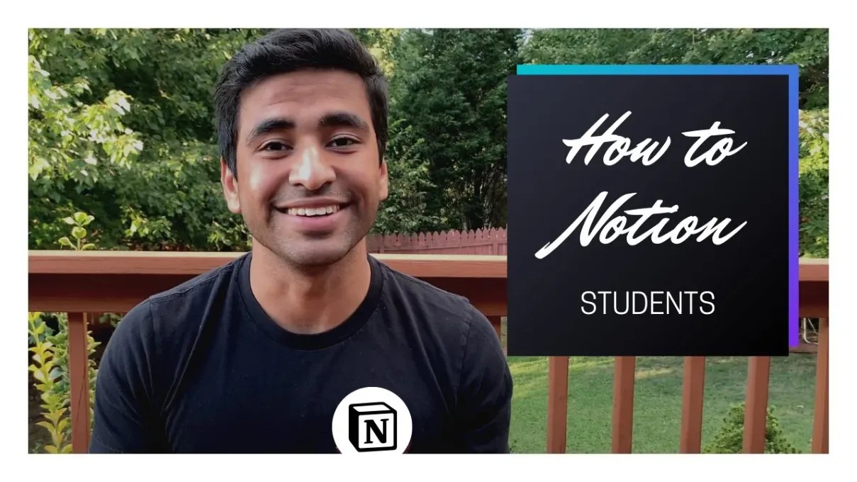 Notion for Students Course A Crash Course to Student Organization in Notion Course